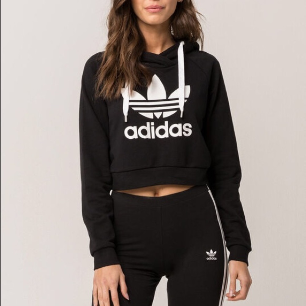 Adidas Cropped Hoodie